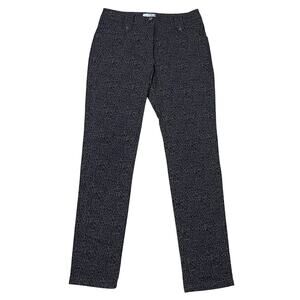 Anatomie The Skyler Travel Pant Cheetah Khaki Print Size Medium